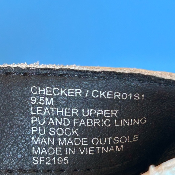 Steve Madden White Lace-Up Side Zipper Leather Combat Boots Size 9 1/2 - Picture 4 of 12